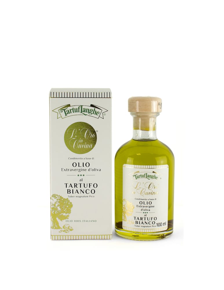 Tartuflanghe Condiment Extra Virgin Olive Oil with White Truffle 100ml - picture 1 Tartuflanghe Condiment Extra Virgin Olive Oil with White Truffle 100ml - picture 1