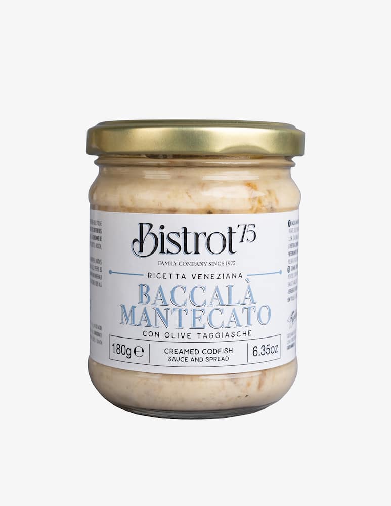 Tartuflanghe Baccalà Mantecato Con Olive Taggiasche 180g - immagine 1 Tartuflanghe Baccalà Mantecato Con Olive Taggiasche 180g - immagine 1