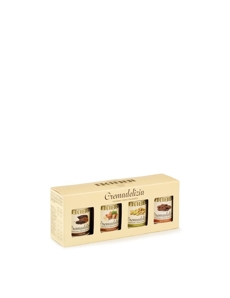 Babbi Cremadelizia Vasetti Assortiti 150 gr. x 4 Pezzi - immagine 1 Babbi Cremadelizia Vasetti Assortiti 150 gr. x 4 Pezzi - immagine 1