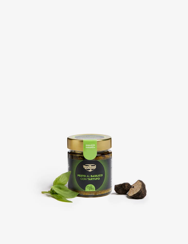 Versilfood Pesto al basilico con tartufo 120g - immagine 1 Versilfood Pesto al basilico con tartufo 120g - immagine 1