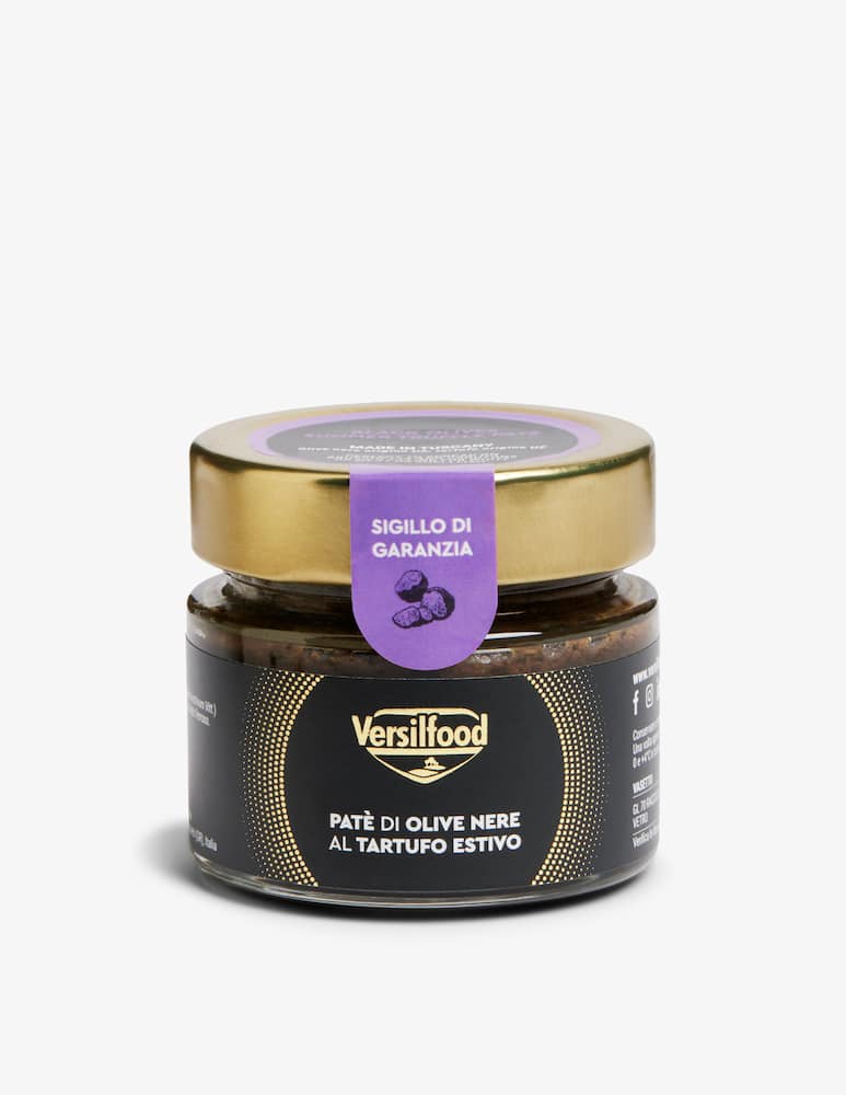 Versilfood Patè di olive nere al tartufo estivo 80g - immagine 1