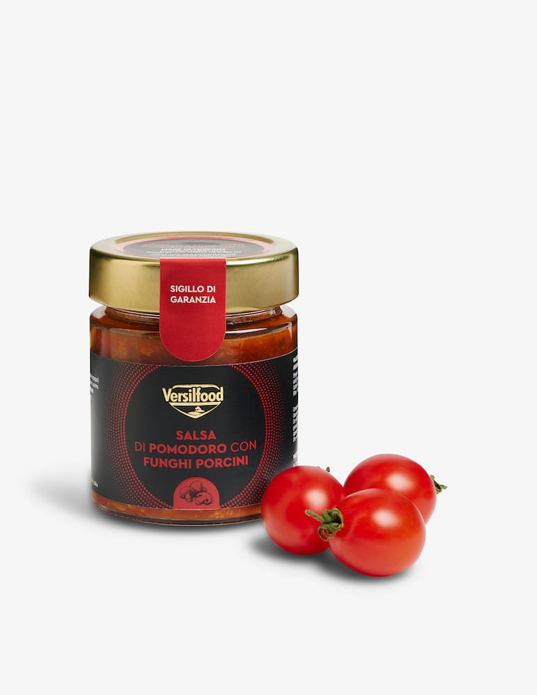 Versilfood Salsa a base di pomodoro con funghi porcini 120g - immagine 1 Versilfood Salsa a base di pomodoro con funghi porcini 120g - immagine 1