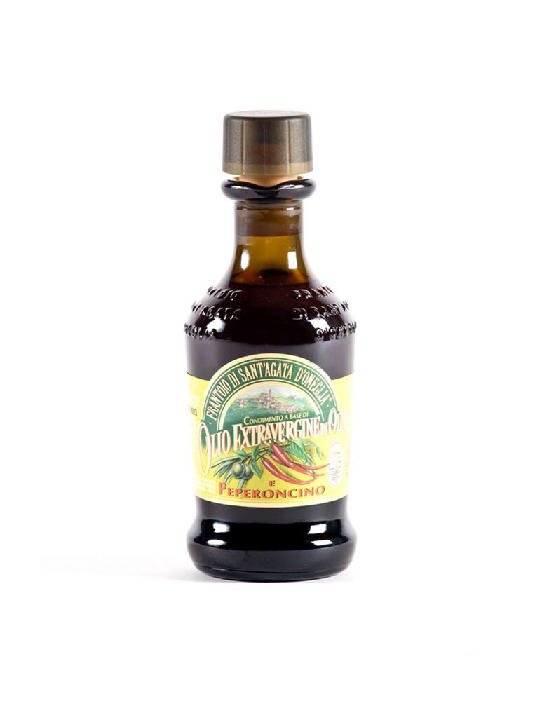 Frantoio Sant'Agata Extravirgin olive oil with hot chili pepper flavor 100ml - picture 1 Frantoio Sant'Agata Extravirgin olive oil with hot chili pepper flavor 100ml - picture 1