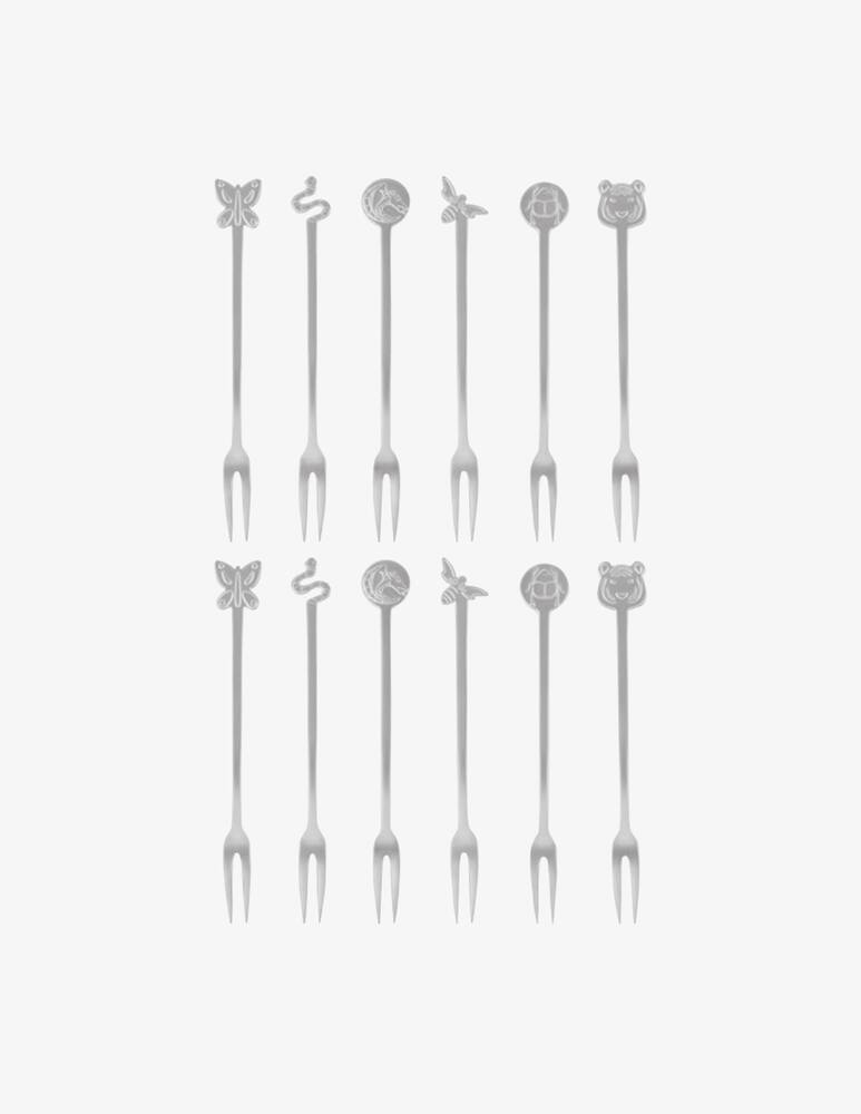 Sambonet Mini forks set 12pcs Party Fashion - picture 2 Sambonet Mini forks set 12pcs Party Fashion - picture 2