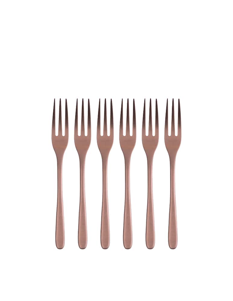 Sambonet Gift Set 6 Dessert Forks Taste Vintage - picture 1 Sambonet Gift Set 6 Dessert Forks Taste Vintage - picture 1