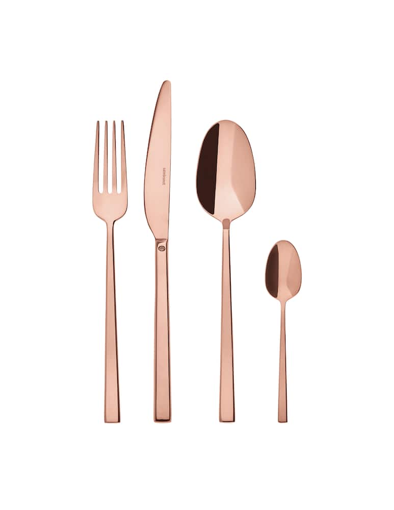 Sambonet Service 24 Pcs Monobloc Rock Pvd Copper - picture 1 Sambonet Service 24 Pcs Monobloc Rock Pvd Copper - picture 1