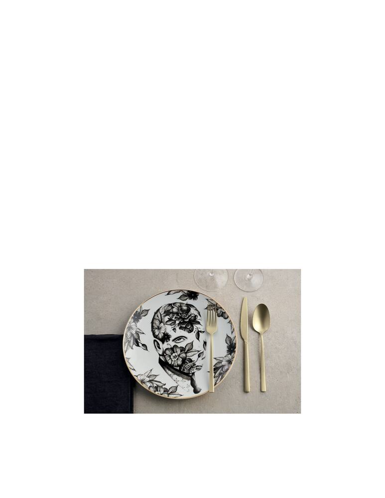 rinascente Sambonet Set 24 Pz Monoblocco Rock Antique - Beige