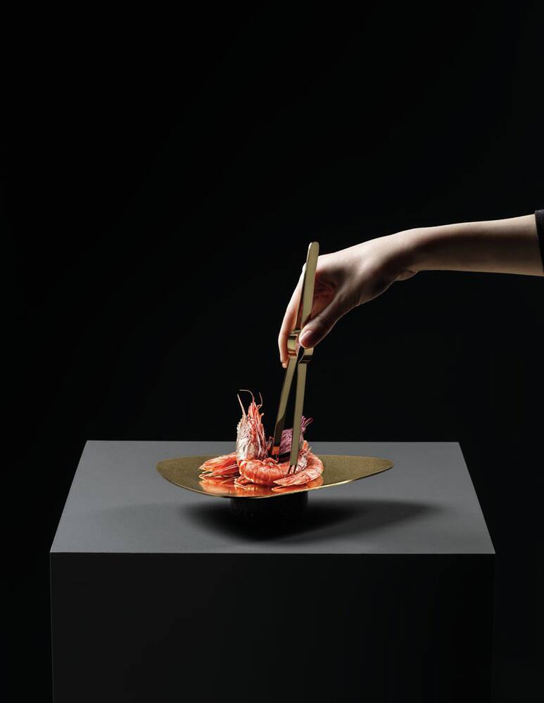 rinascente Sambonet Tongs - Gold