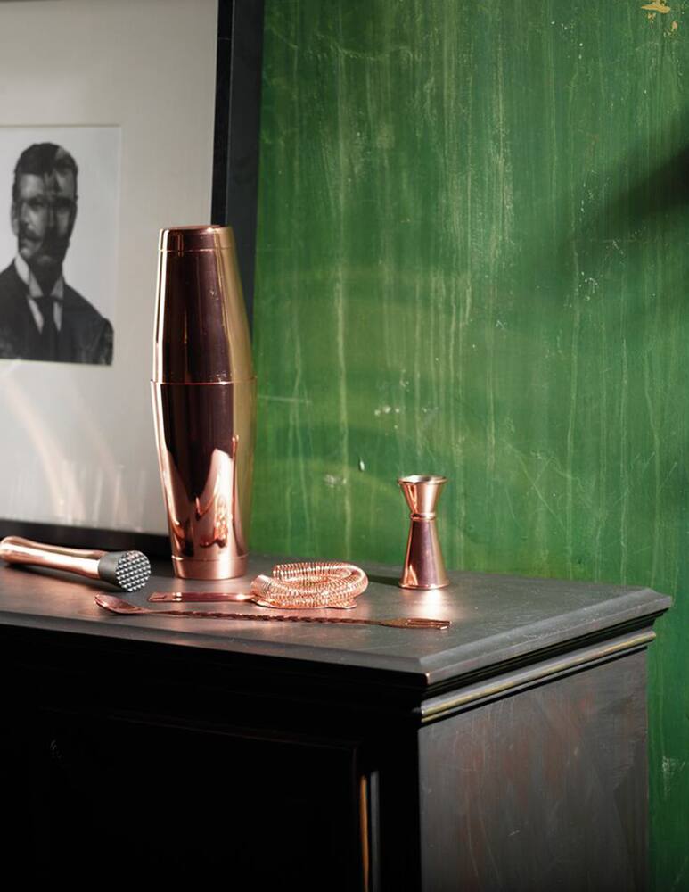 rinascente Paderno Mixology Set 5 Pcs Boston - Copper