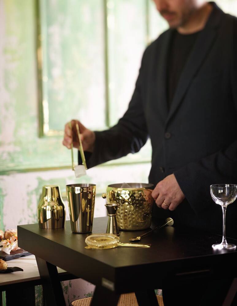 rinascente Paderno Mixology Set 6 pcs Ice - Gold