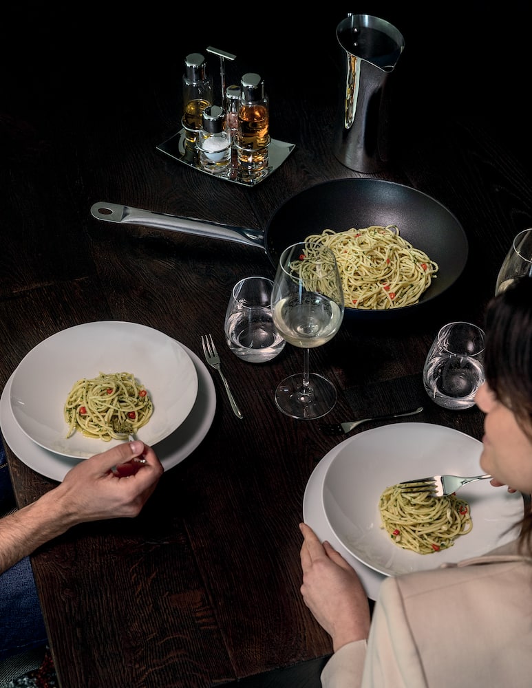 rinascente Sambonet Menage 4 Pz Con Cristalli - Acciaio Inox