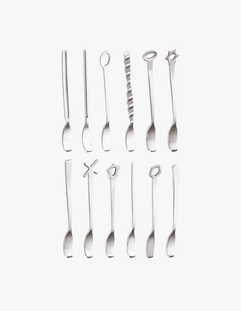 Sambonet Mini spatulas set 12pcs Party - picture 1 Sambonet Mini spatulas set 12pcs Party - picture 1
