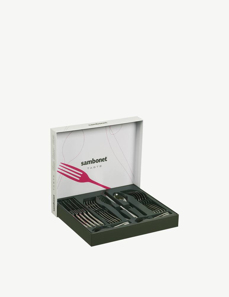 rinascente Sambonet Servizio 24 Pz Monoblocco Taste - Acciaio Inox