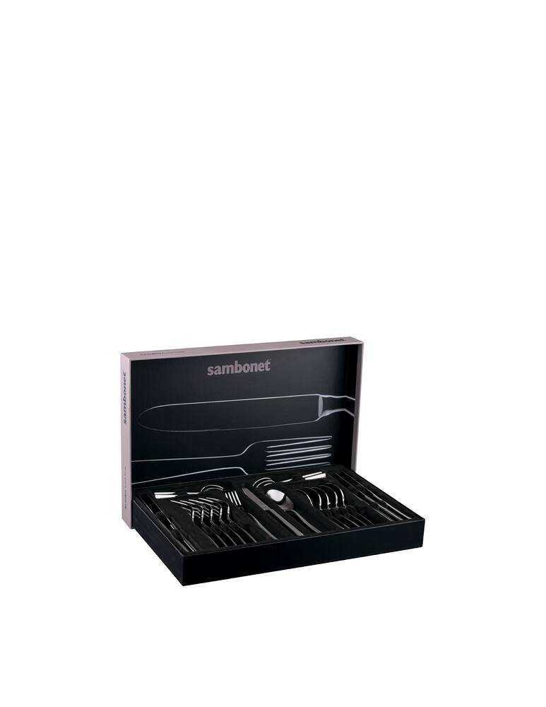 rinascente Sambonet Set 36 Pz Monoblocco Astrid - Acciaio Inox