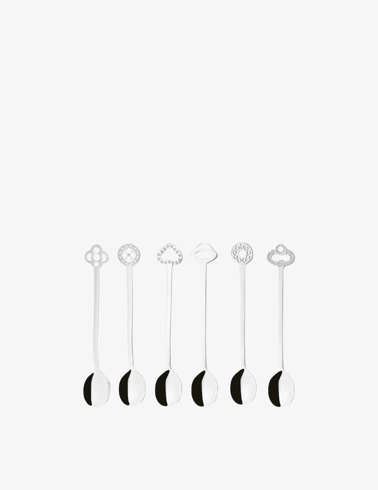 rinascente Sambonet Cucchiaini New Oriental Set 6 Pz - Acciaio Inox