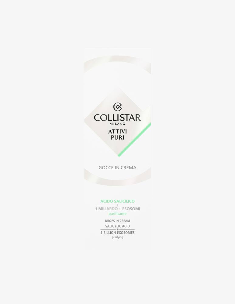 Collistar Attivi Puri Gocce In Crema Acido Salicilico - immagine 5 Collistar Attivi Puri Gocce In Crema Acido Salicilico - immagine 5