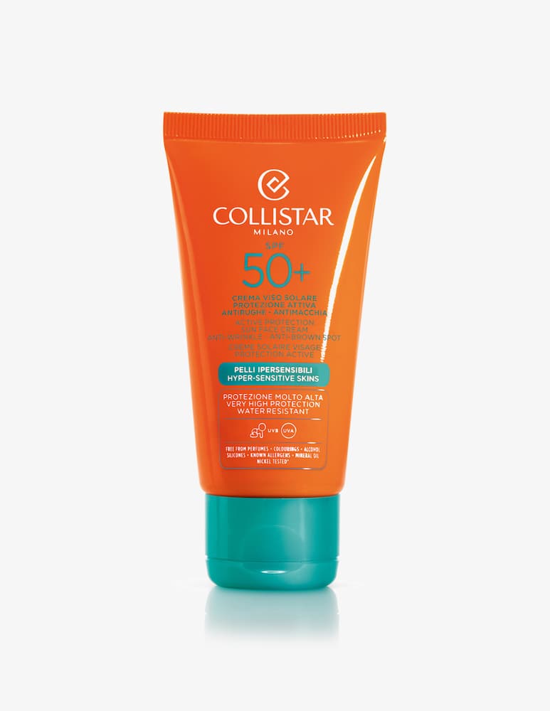 Collistar Crema Viso Solare Protezione Attiva SPF 50+ - immagine 1 Collistar Crema Viso Solare Protezione Attiva SPF 50+ - immagine 1