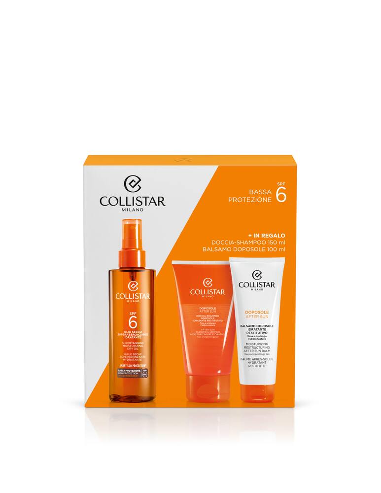rinascente Collistar Cofanetto Olio Secco Superabbronzante Idratante SPF 6