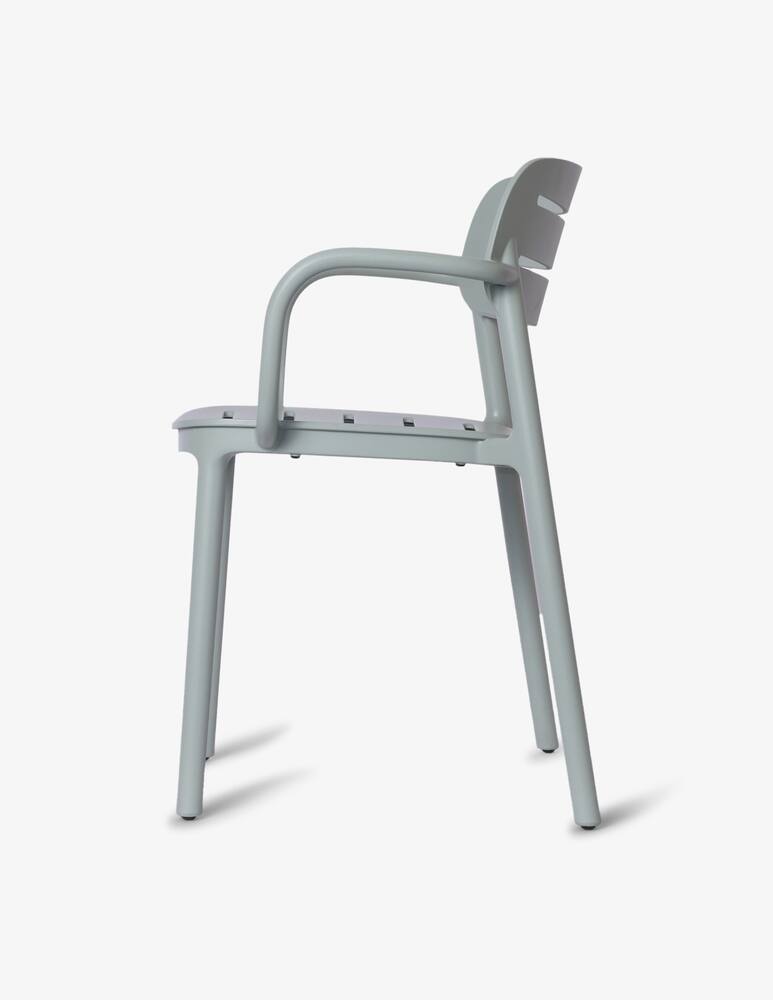 rinascente Serralunga Set of Two Croisette Chairs With Armrests