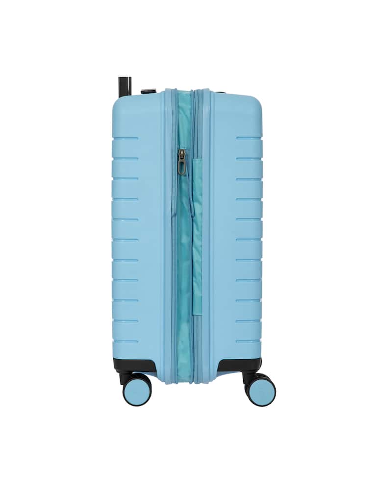 rinascente Bric's Ulisse Iata Carry On Luggage Expandable - Light blue