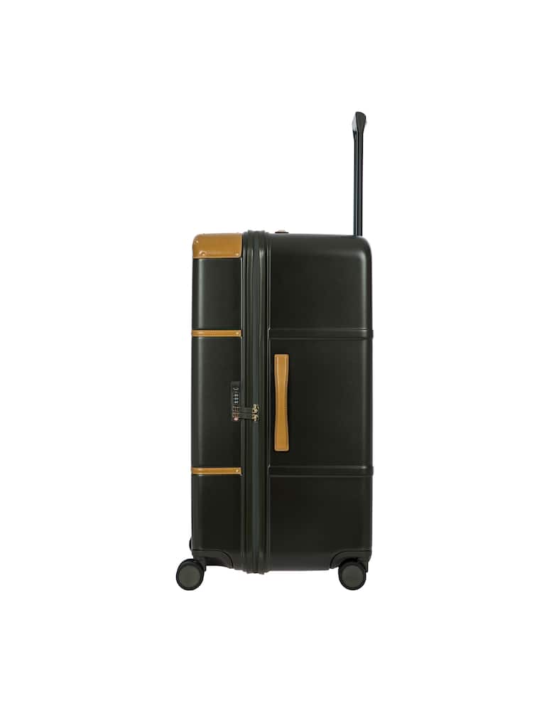 rinascente Bric's Bellagio Trunk Check In Luggage - Olive