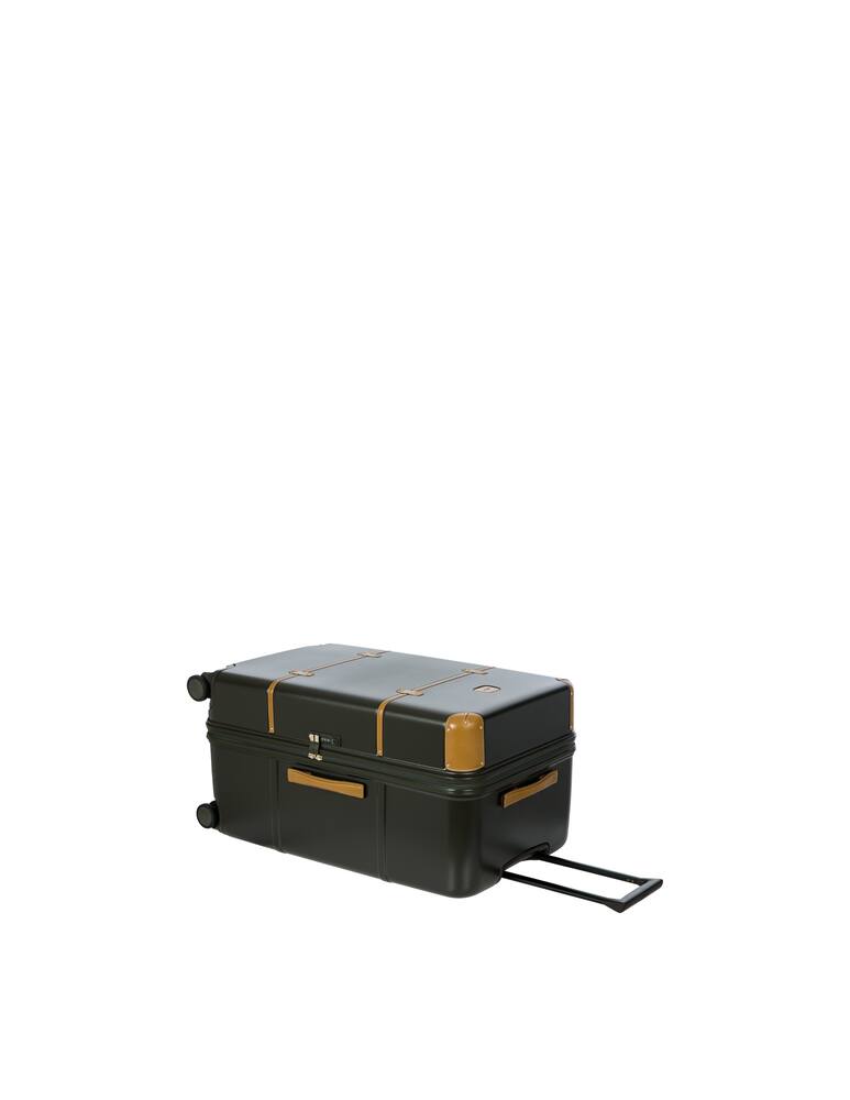rinascente Bric's Bellagio Trunk Check In Luggage - Olive