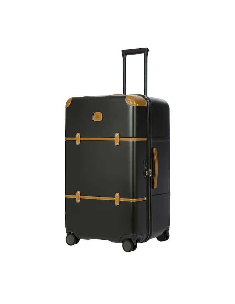 rinascente Bric's Bellagio Trunk Check In Luggage - Olive