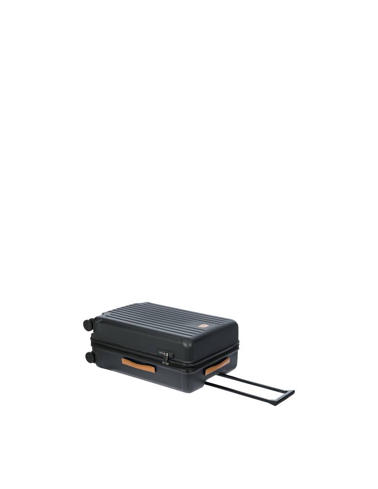 rinascente Bric's Capri Medium Check In Luggage Expandable - Black