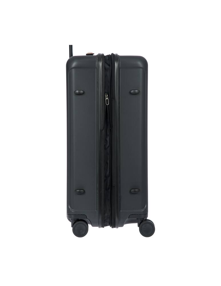 rinascente Bric's Capri Medium Check In Luggage Expandable - Black
