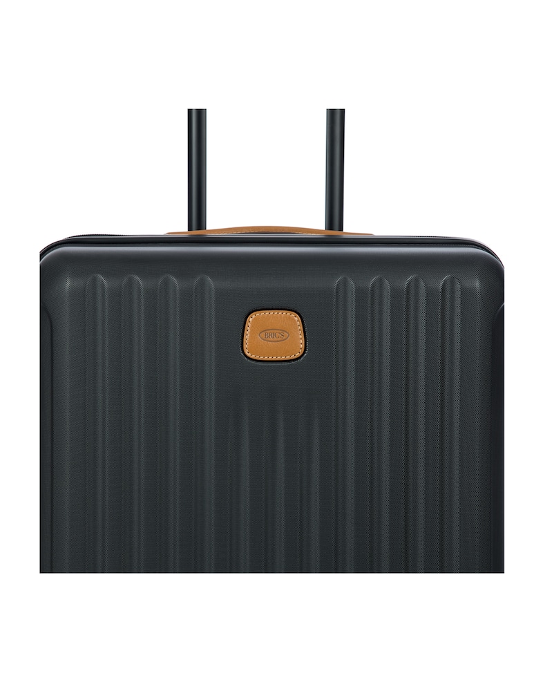 rinascente Bric's Capri Medium Check In Luggage Expandable - Black