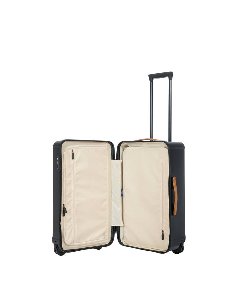 rinascente Bric's Capri Trunk Check In Luggage - Black