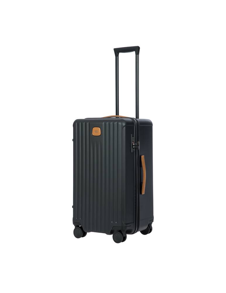 rinascente Bric's Capri Trunk Check In Luggage - Black