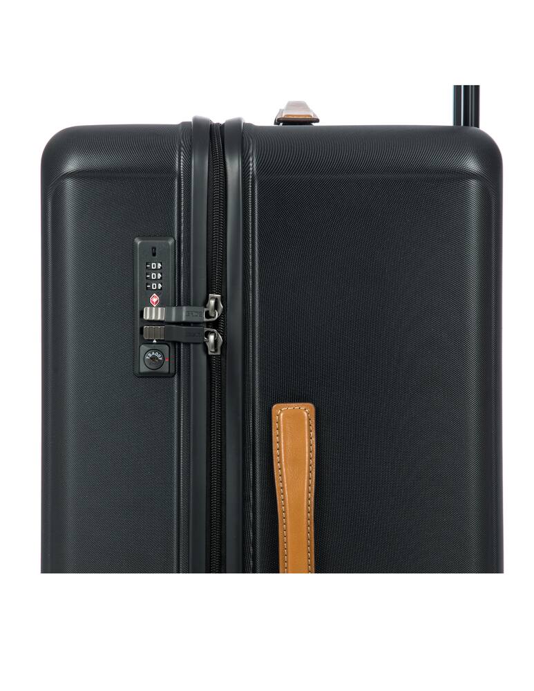 rinascente Bric's Capri Trunk Check In Luggage - Black