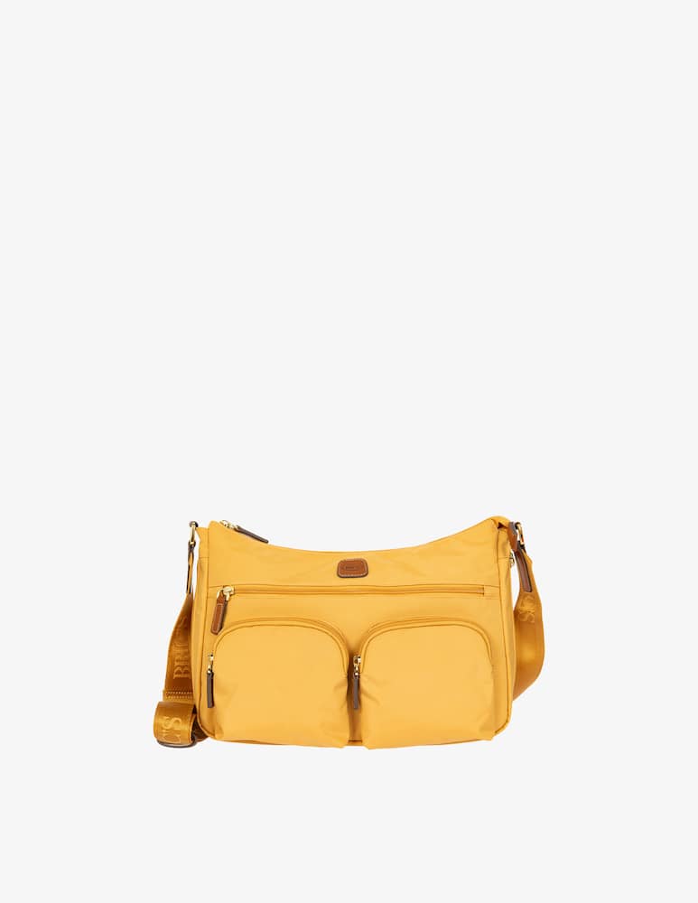 rinascente Bric's Recycled Fabric Medium Shoulderbag