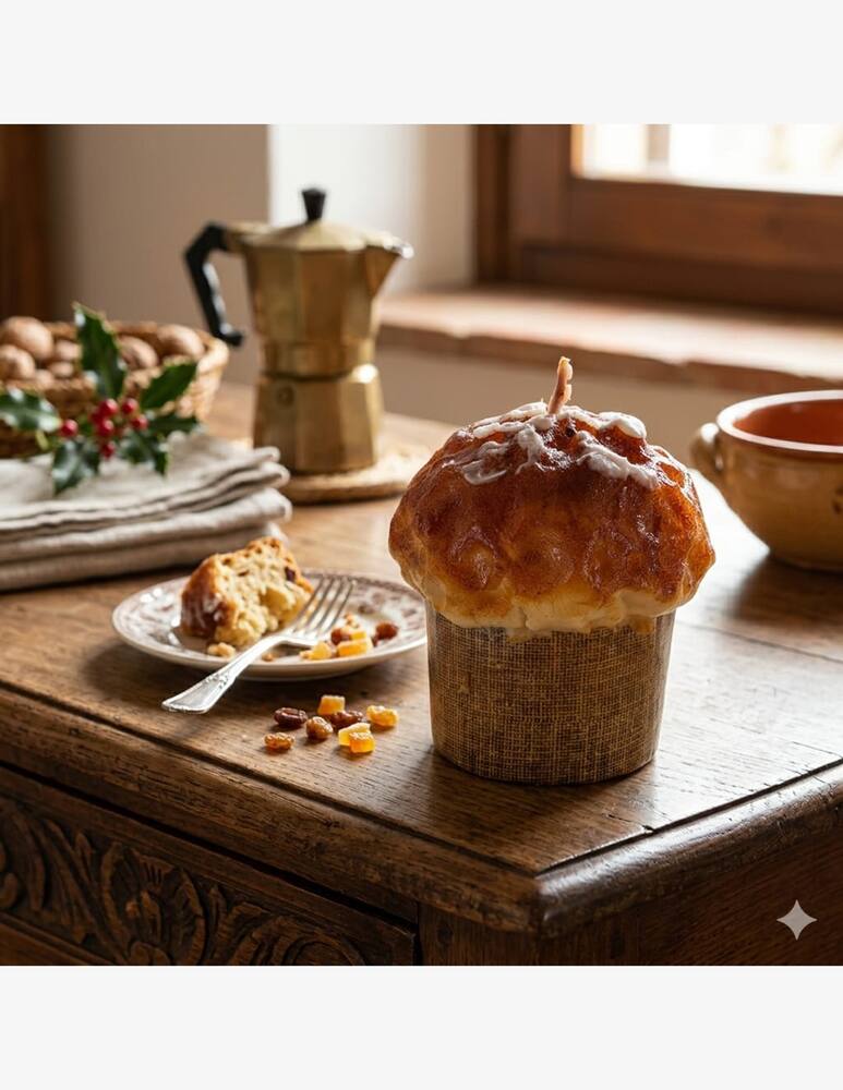 Cereria Introna Panettone Mini Candle - picture 2 Cereria Introna Panettone Mini Candle - picture 2