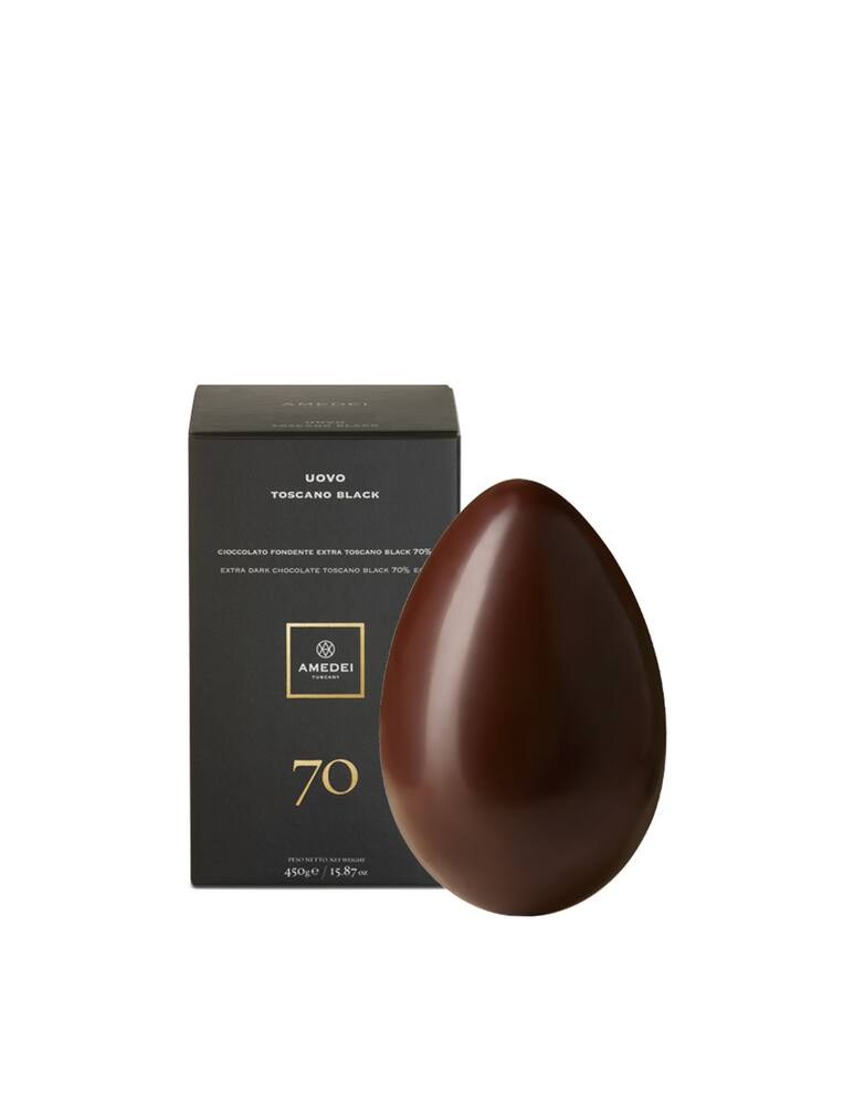 rinascente Amedei Toscano Black 70 Easter Chocolate Egg 450g