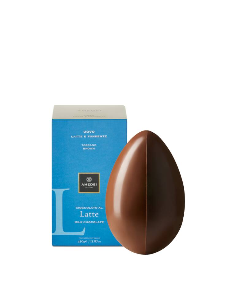 rinascente Amedei Toscano Brown and Black Mixed Easter Chocolate Egg 450g