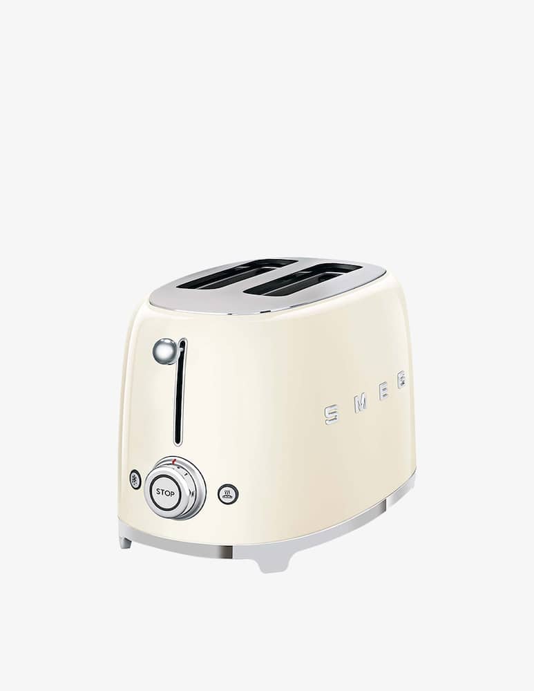 rinascente Smeg Tostapane 50'S Style  Panna Lucido 2X2