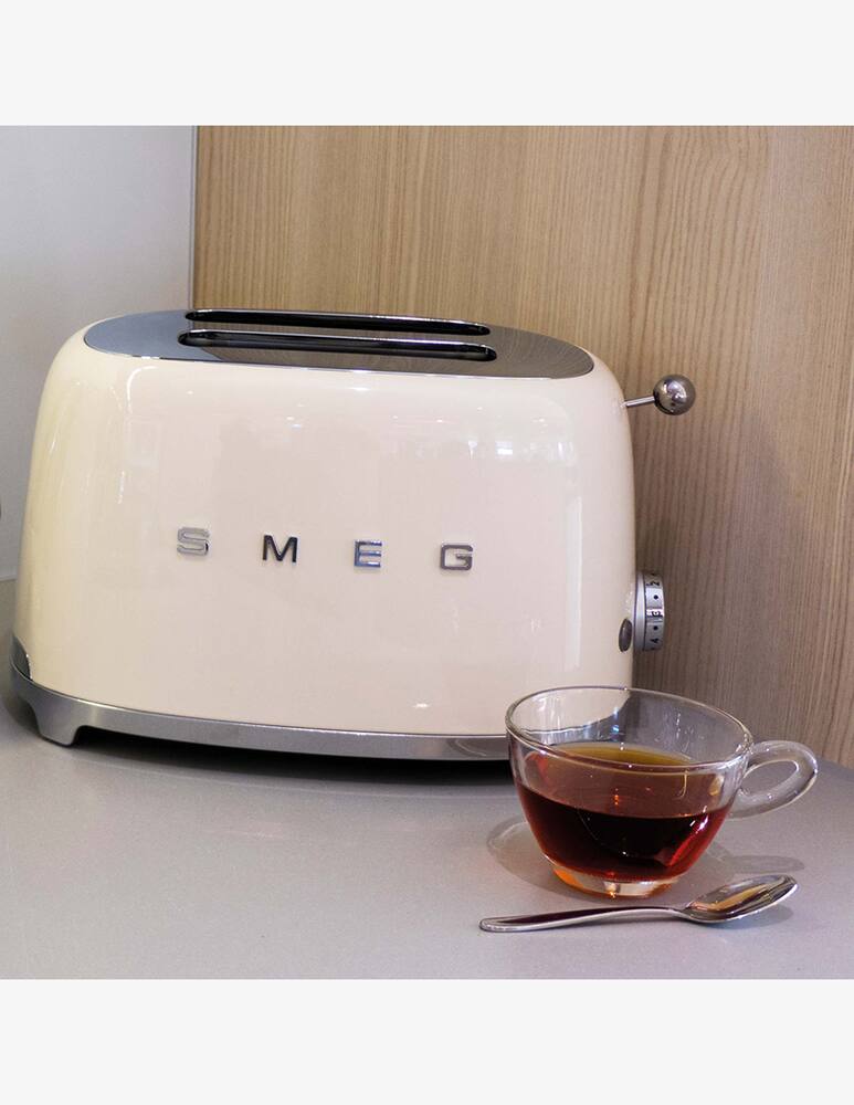 rinascente Smeg Tostapane 50'S Style  Panna Lucido 2X2