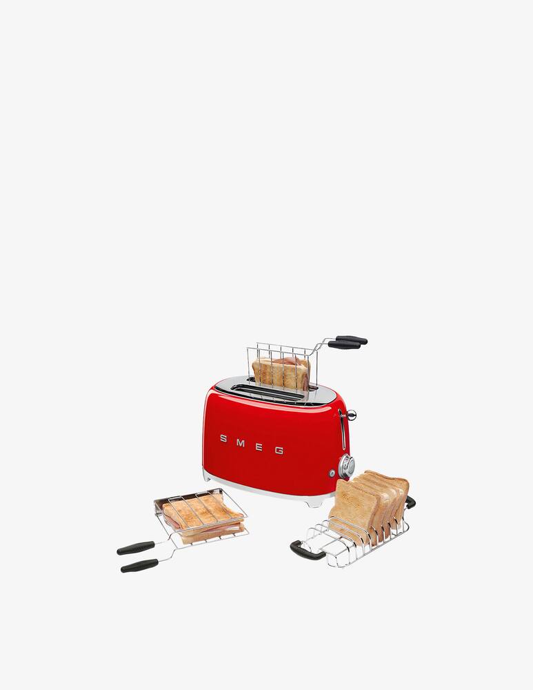 rinascente Smeg Tostapane 50'S Style  Rosso Lucido 2X2