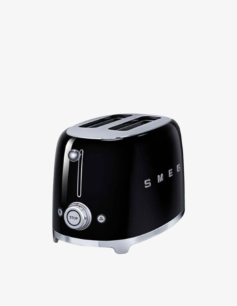 rinascente Smeg Tostapane 50'S Style  Nero Lucido 2X2