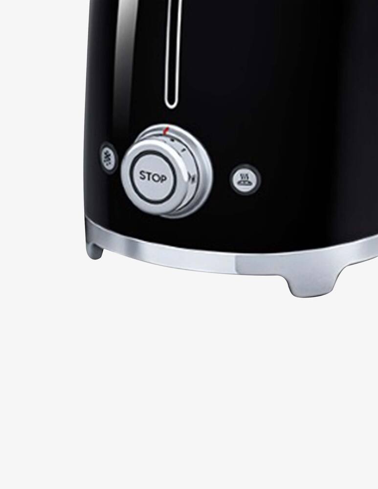 rinascente Smeg Tostapane 50'S Style  Nero Lucido 2X2
