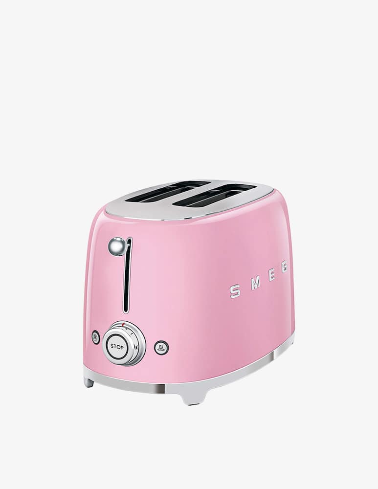 Smeg Tostapane 50's Style rosa lucido 2x2 - immagine 3 Smeg Tostapane 50's Style rosa lucido 2x2 - immagine 3
