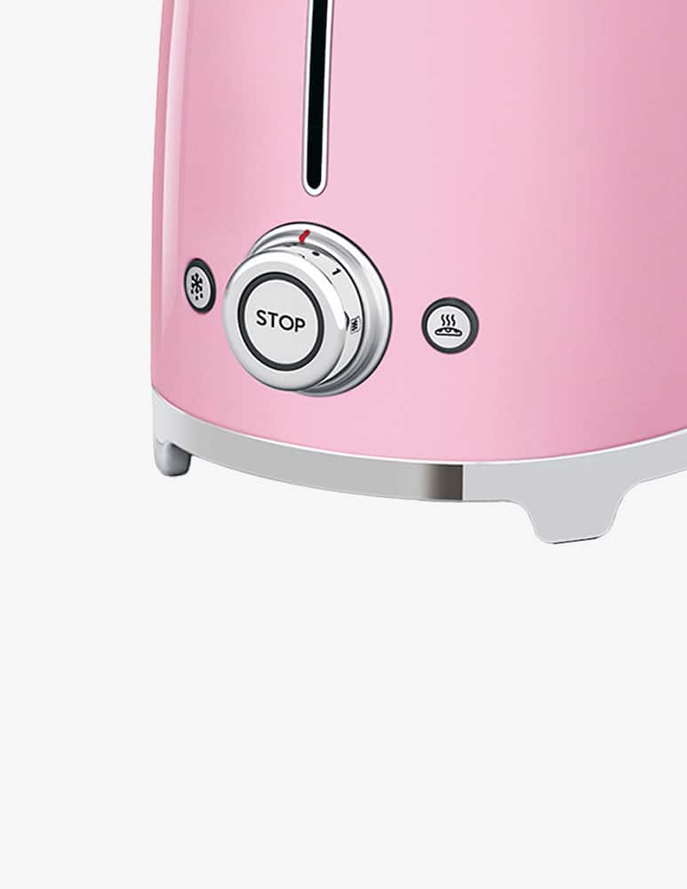 Smeg Tostapane 50's Style rosa lucido 2x2 - immagine 4 Smeg Tostapane 50's Style rosa lucido 2x2 - immagine 4