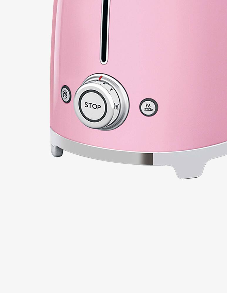 rinascente Smeg Toaster 50'S Style  Glossy Pink 2X2