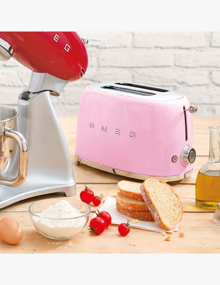 Smeg Tostapane 50's Style rosa lucido 2x2 - immagine 6 Smeg Tostapane 50's Style rosa lucido 2x2 - immagine 6
