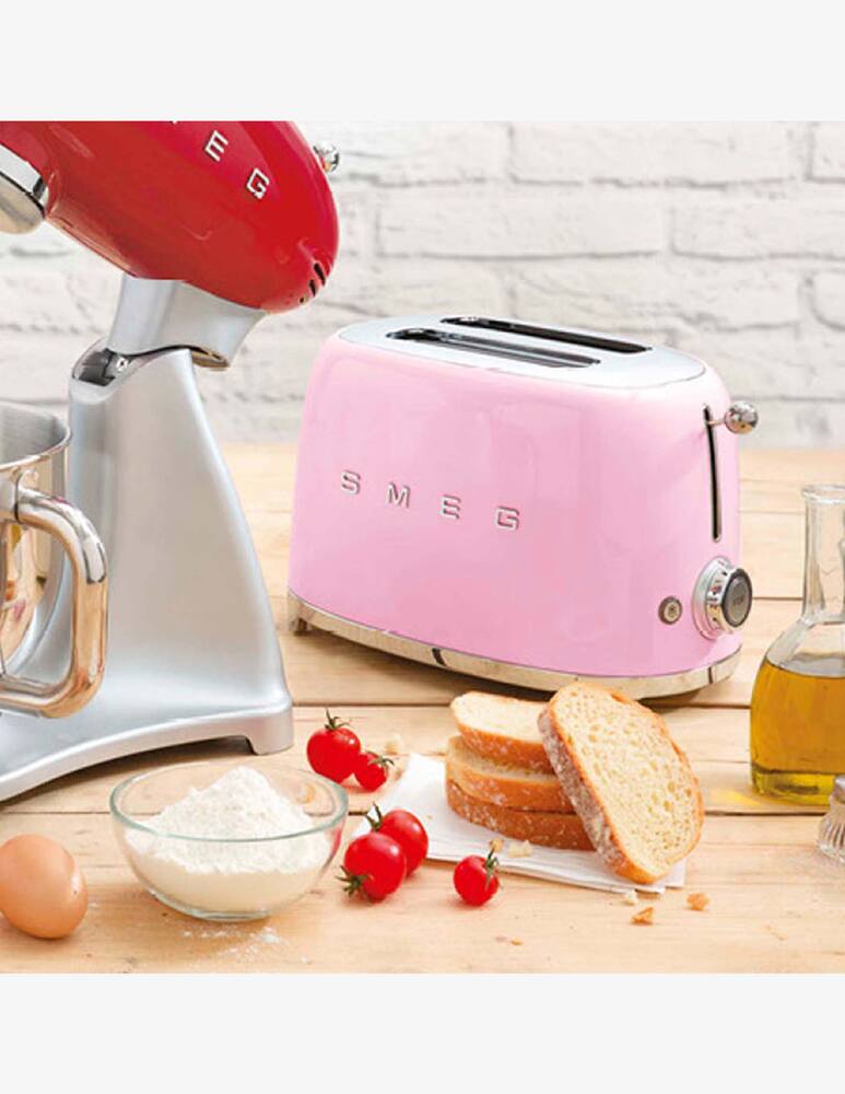 rinascente Smeg Toaster 50'S Style  Glossy Pink 2X2