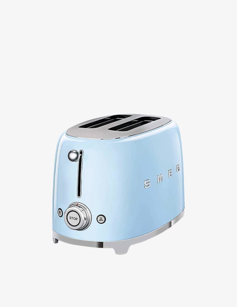 Smeg Tostapane 50's Style azzurro lucido 2x2 - immagine 2 Smeg Tostapane 50's Style azzurro lucido 2x2 - immagine 2