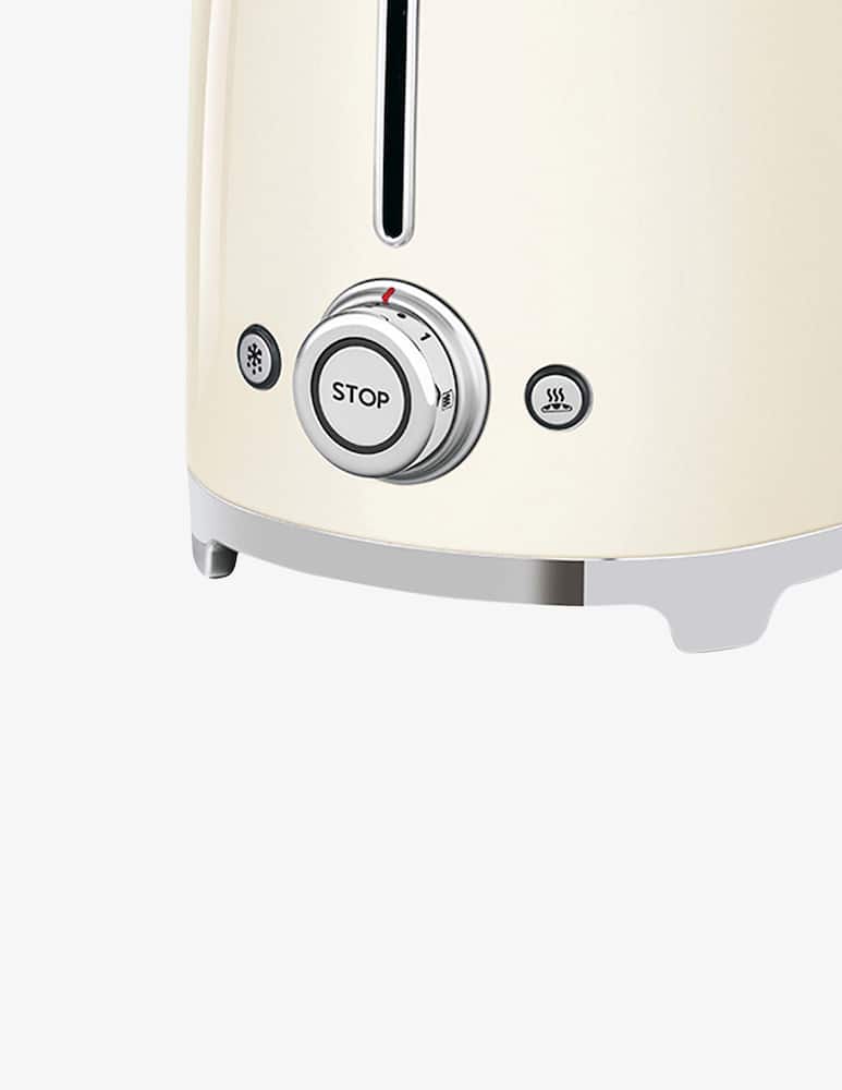 rinascente Smeg Tostapane 50'S Style  Panna Lucido 2X4