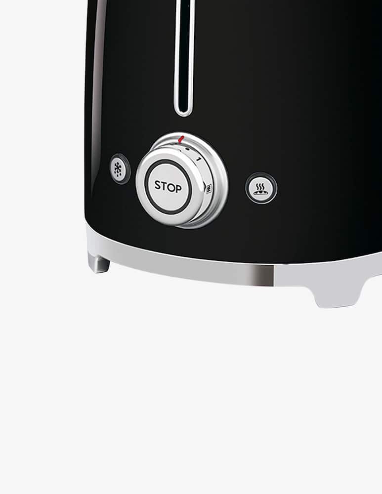 rinascente Smeg Toaster 50'S Style  Glossy Black 2X4